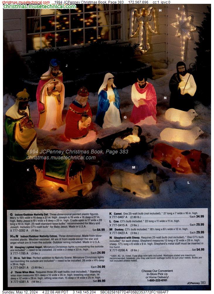 1994 JCPenney Christmas Book, Page 383
