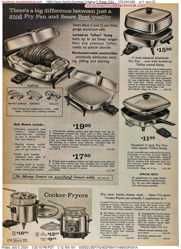 1968 Sears Spring Summer Catalog 2, Page 1224