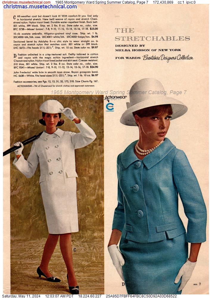 1965 Montgomery Ward Spring Summer Catalog, Page 7
