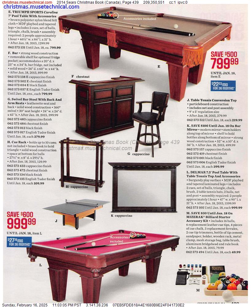 2014 Sears Christmas Book (Canada), Page 439