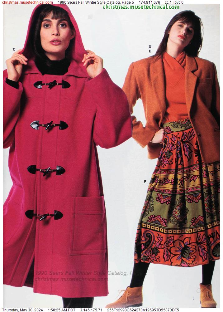 1990 Sears Fall Winter Style Catalog, Page 5