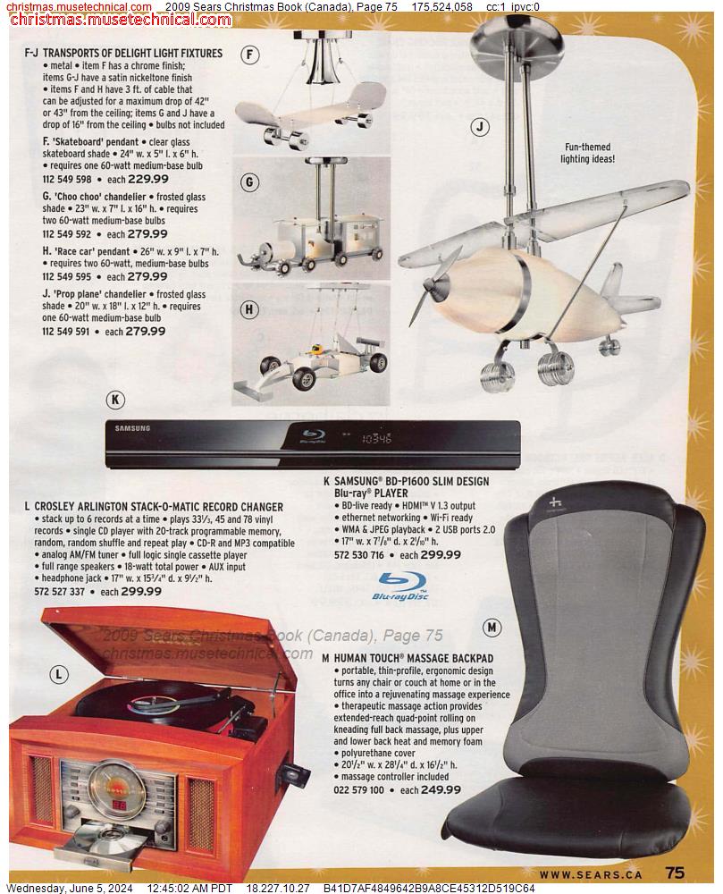 2009 Sears Christmas Book (Canada), Page 75