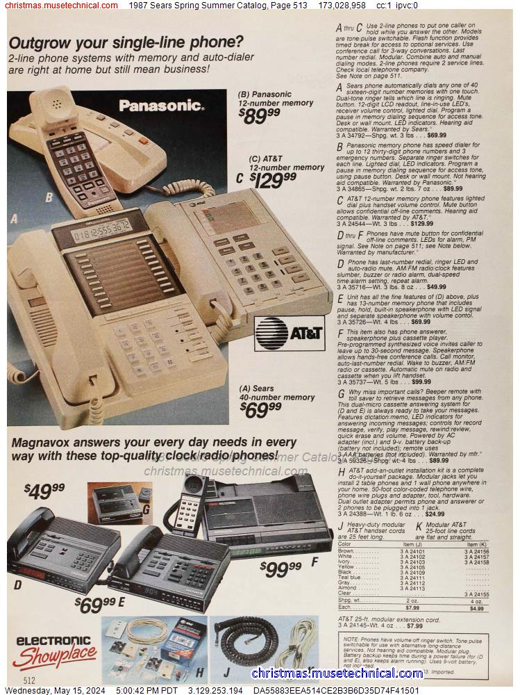 1987 Sears Spring Summer Catalog, Page 513