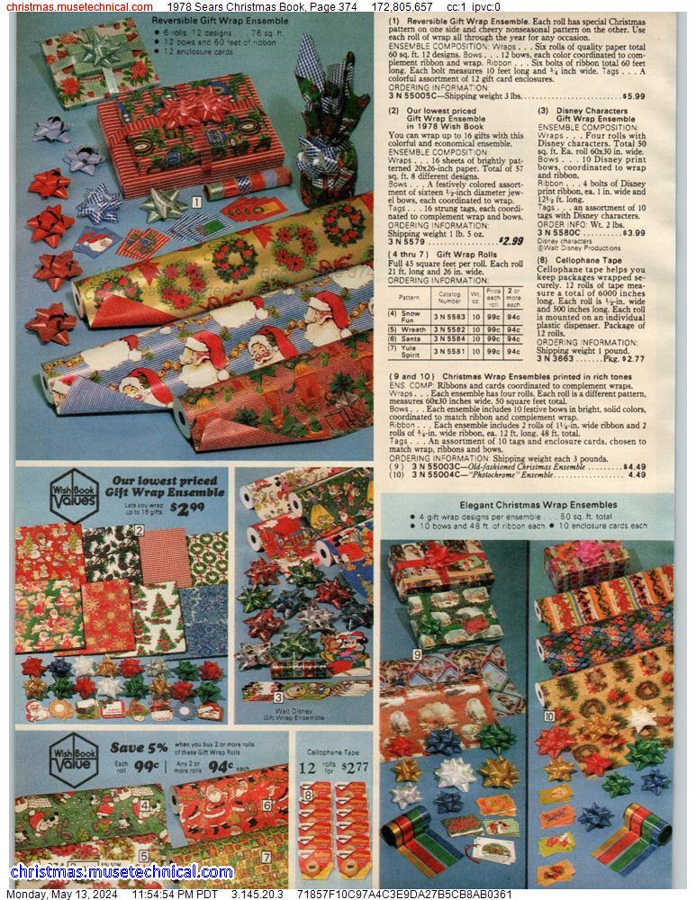 1978 Sears Christmas Book, Page 374