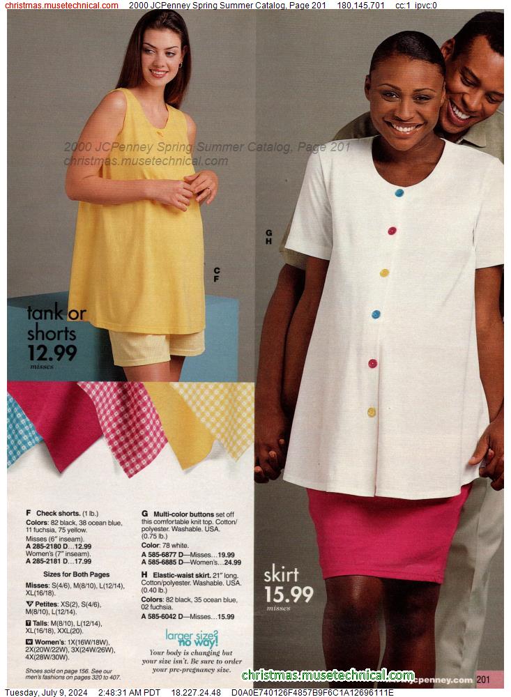 2000 JCPenney Spring Summer Catalog, Page 201