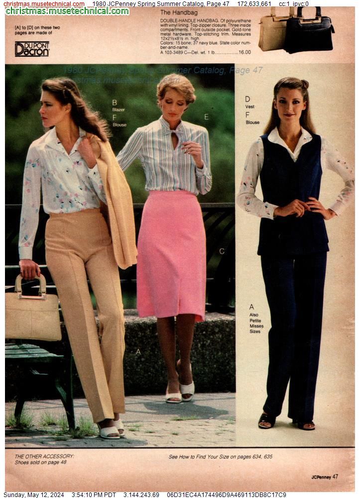 1980 JCPenney Spring Summer Catalog, Page 47