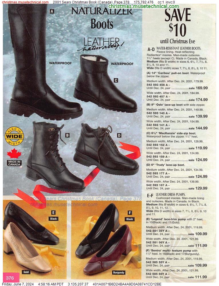 2001 Sears Christmas Book (Canada), Page 378