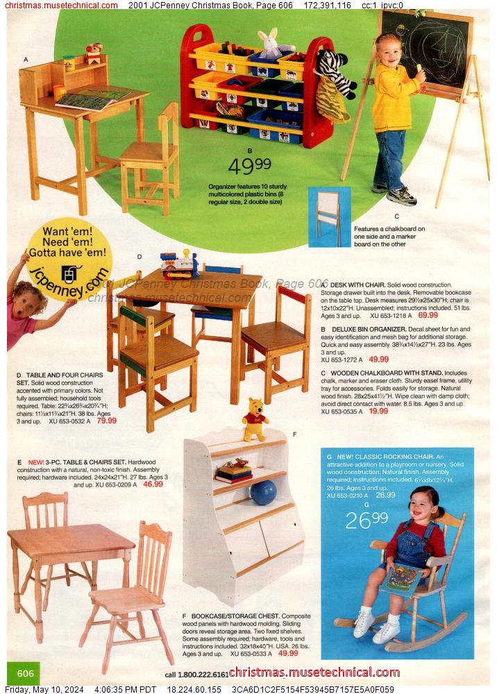 2001 JCPenney Christmas Book, Page 606