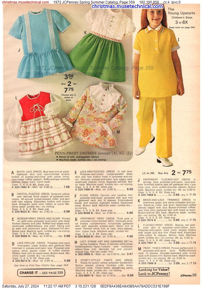 1972 JCPenney Spring Summer Catalog, Page 359