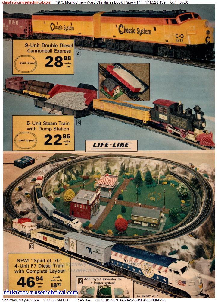 1975 Montgomery Ward Christmas Book, Page 417