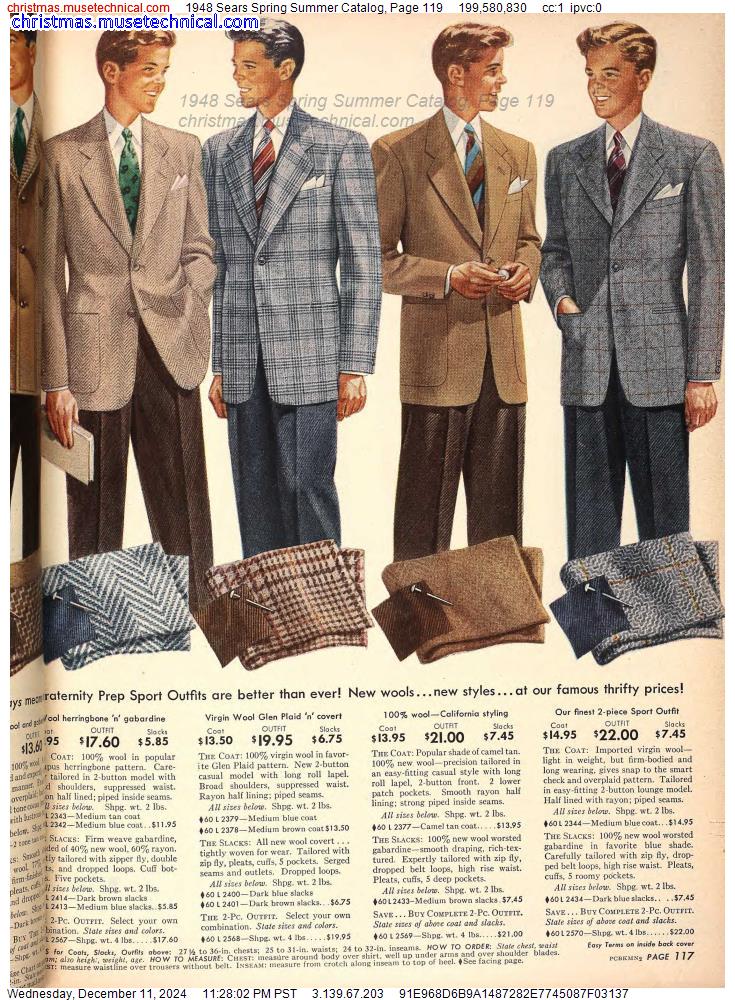 1948 Sears Spring Summer Catalog, Page 119