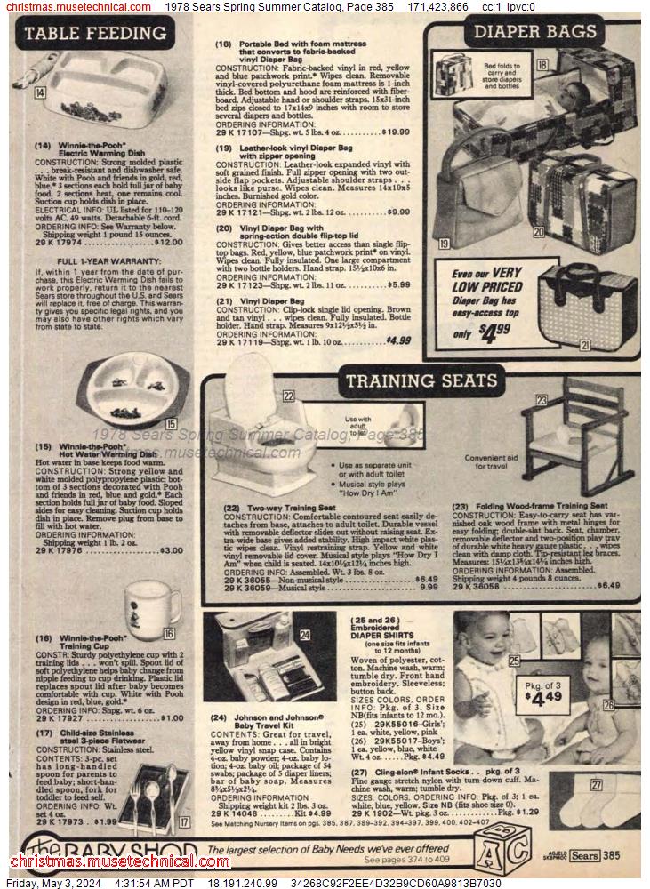 1978 Sears Spring Summer Catalog, Page 385