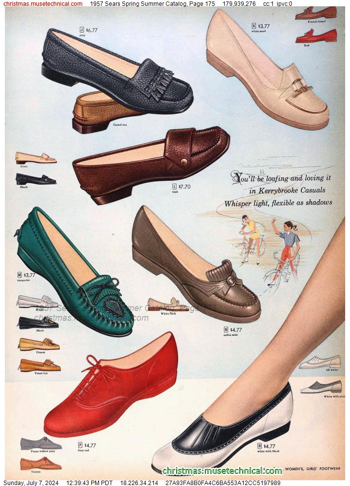 1957 Sears Spring Summer Catalog, Page 175