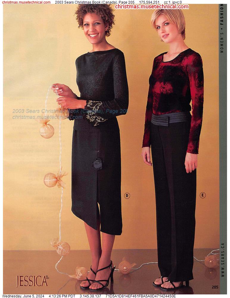 2003 Sears Christmas Book (Canada), Page 205
