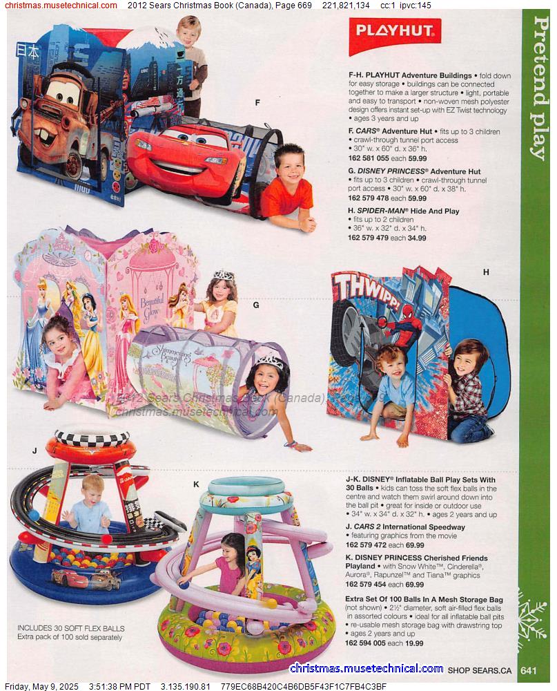 2012 Sears Christmas Book (Canada), Page 669