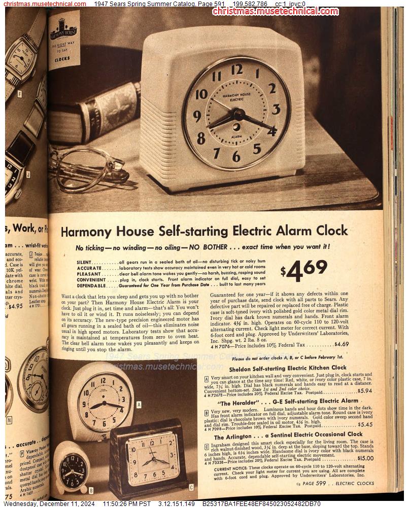 1947 Sears Spring Summer Catalog, Page 591