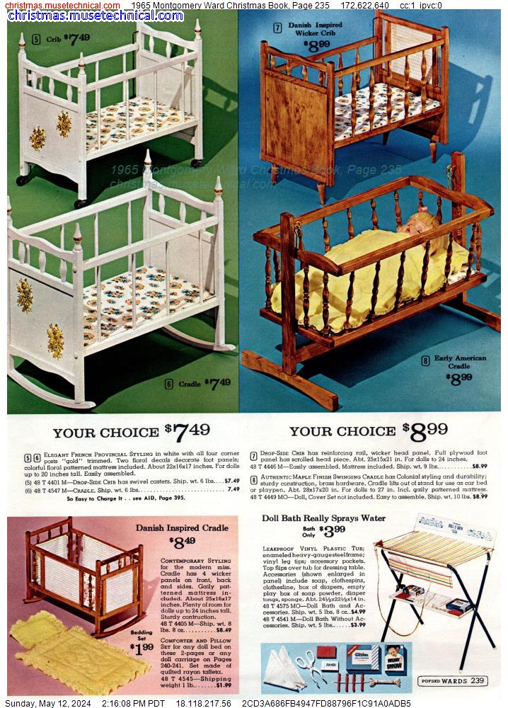1965 Montgomery Ward Christmas Book, Page 235