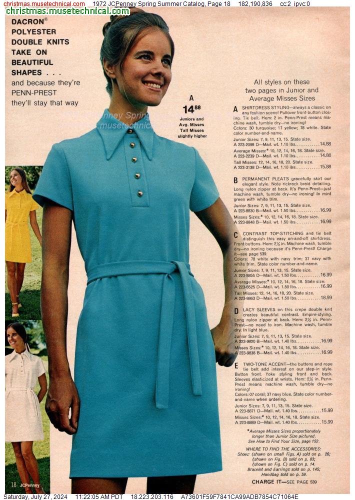 1972 JCPenney Spring Summer Catalog, Page 18