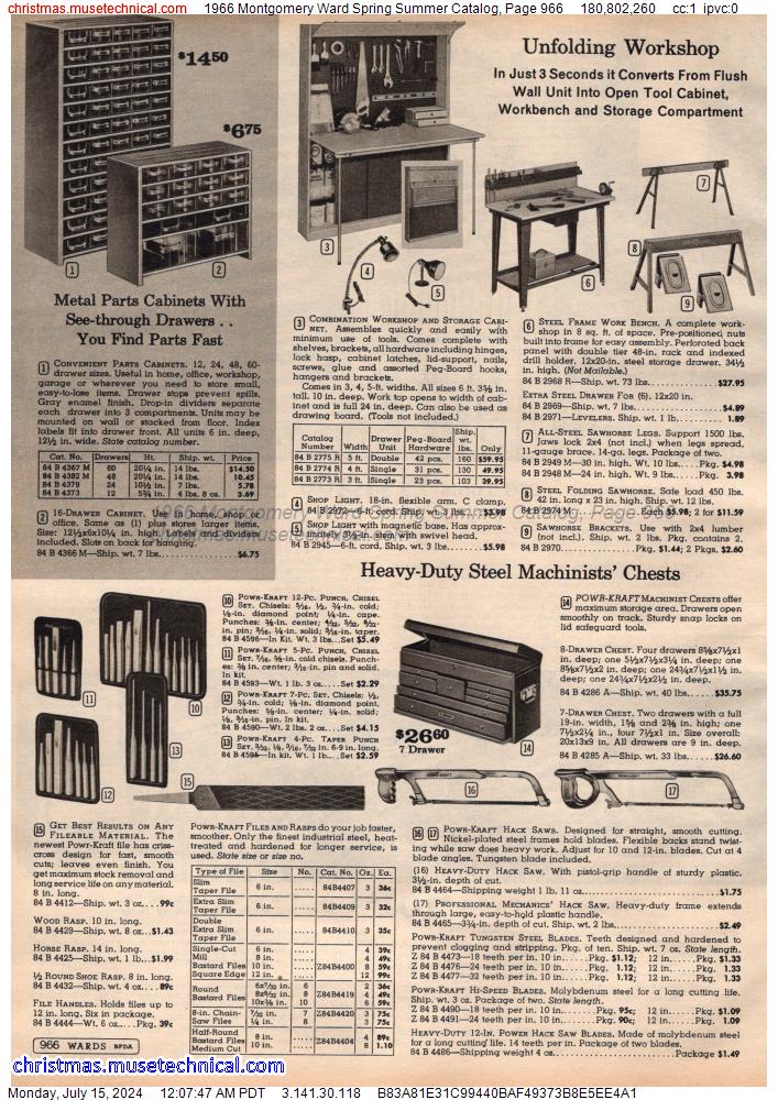 1966 Montgomery Ward Spring Summer Catalog, Page 966
