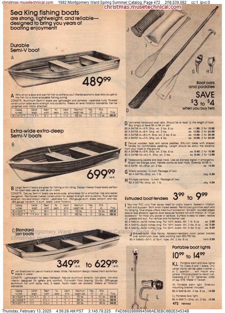 1982 Montgomery Ward Spring Summer Catalog, Page 472