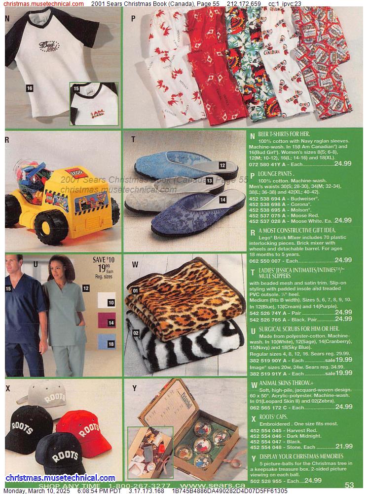 2001 Sears Christmas Book (Canada), Page 55