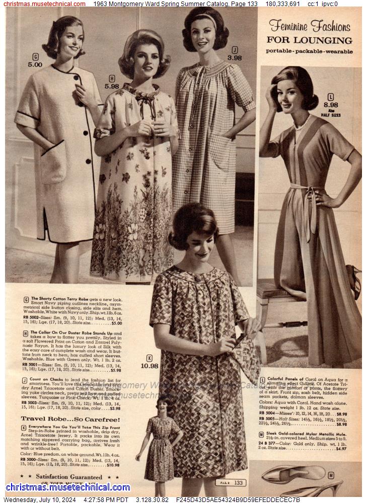 1963 Montgomery Ward Spring Summer Catalog, Page 133