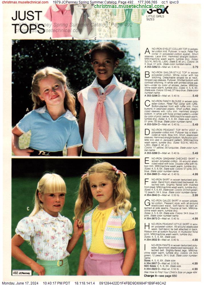 1979 JCPenney Spring Summer Catalog, Page 492