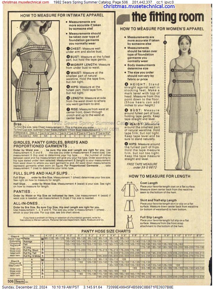 1982 Sears Spring Summer Catalog, Page 506