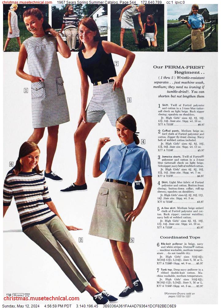 1967 Sears Spring Summer Catalog, Page 544