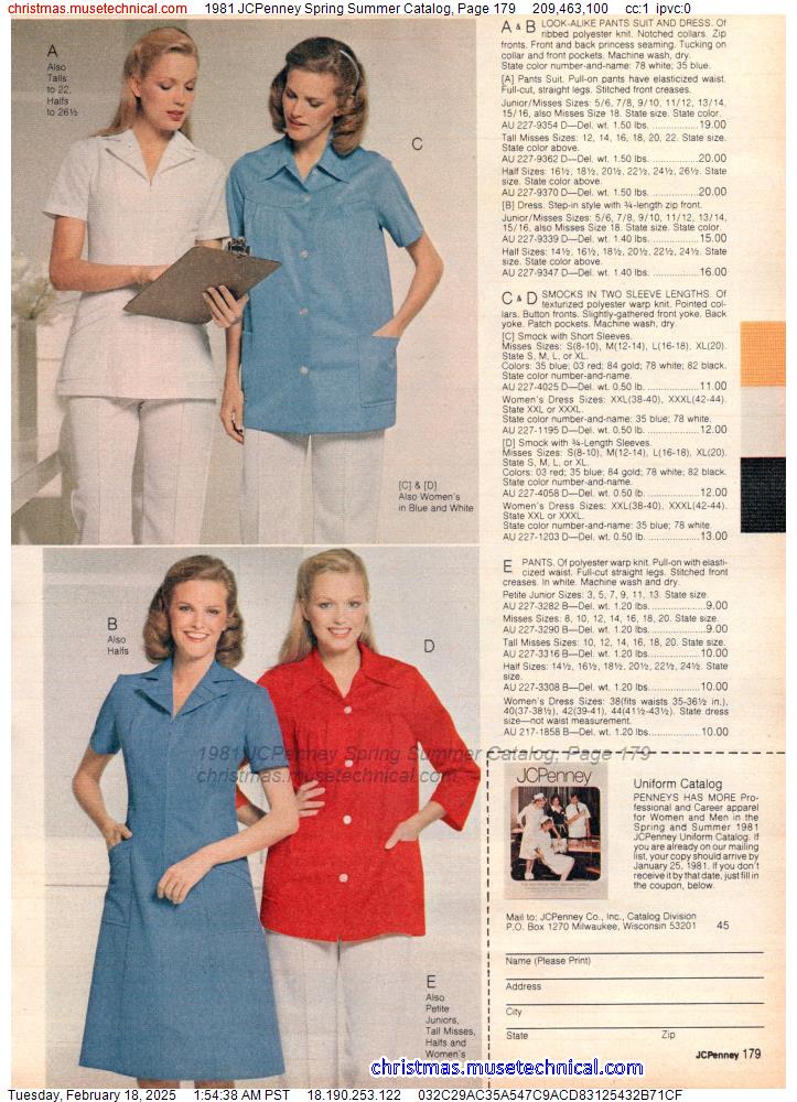 1981 JCPenney Spring Summer Catalog, Page 179