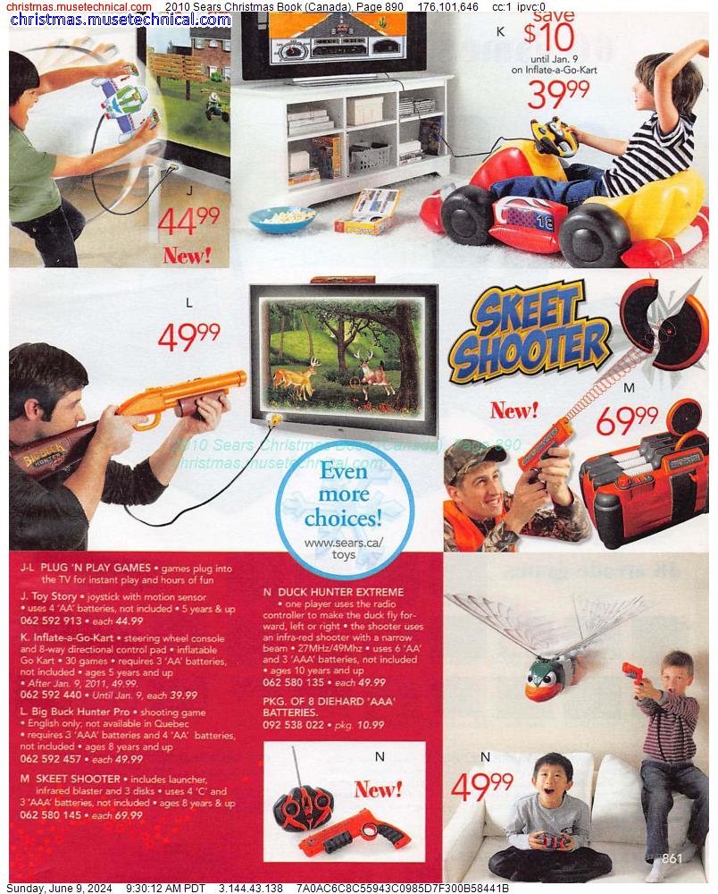 2010 Sears Christmas Book (Canada), Page 890