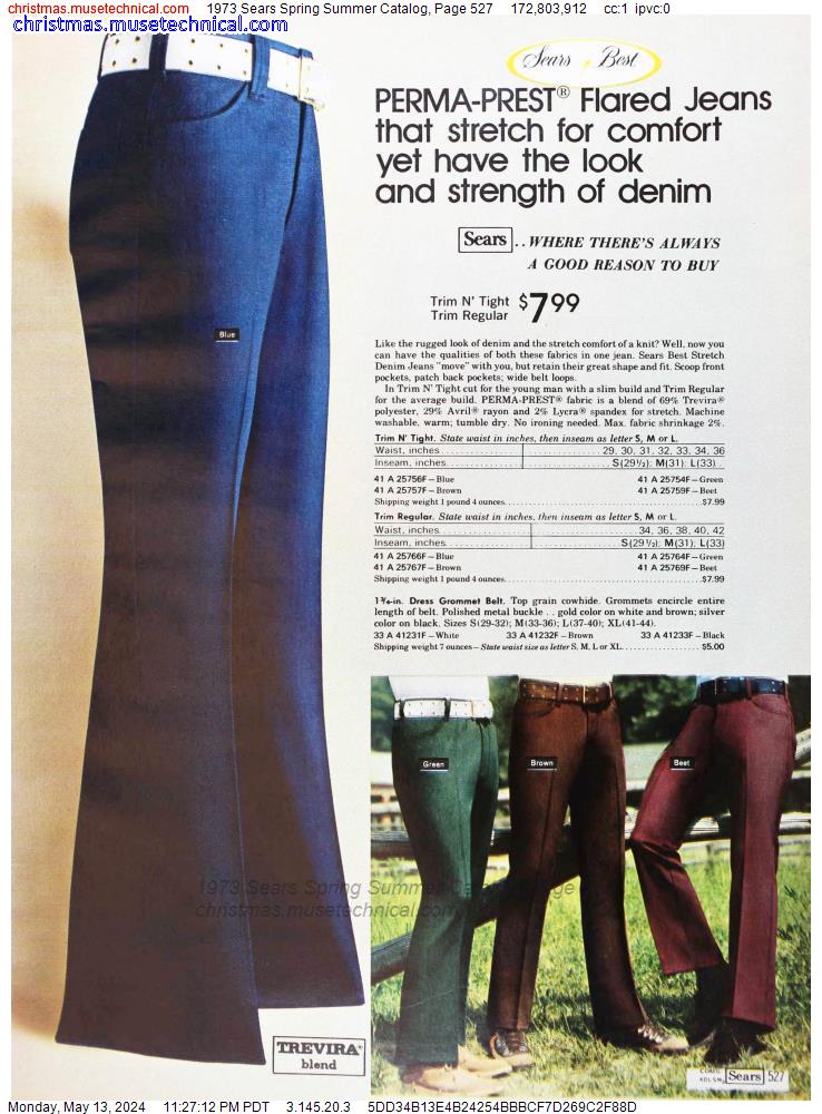1973 Sears Spring Summer Catalog, Page 527