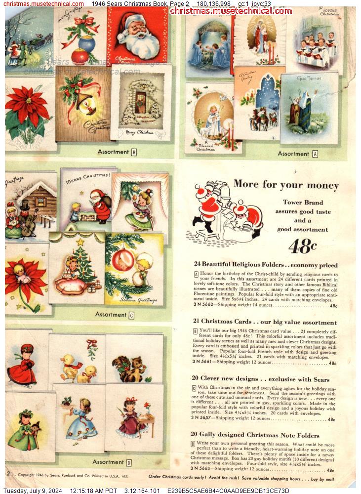 1946 Sears Christmas Book, Page 2