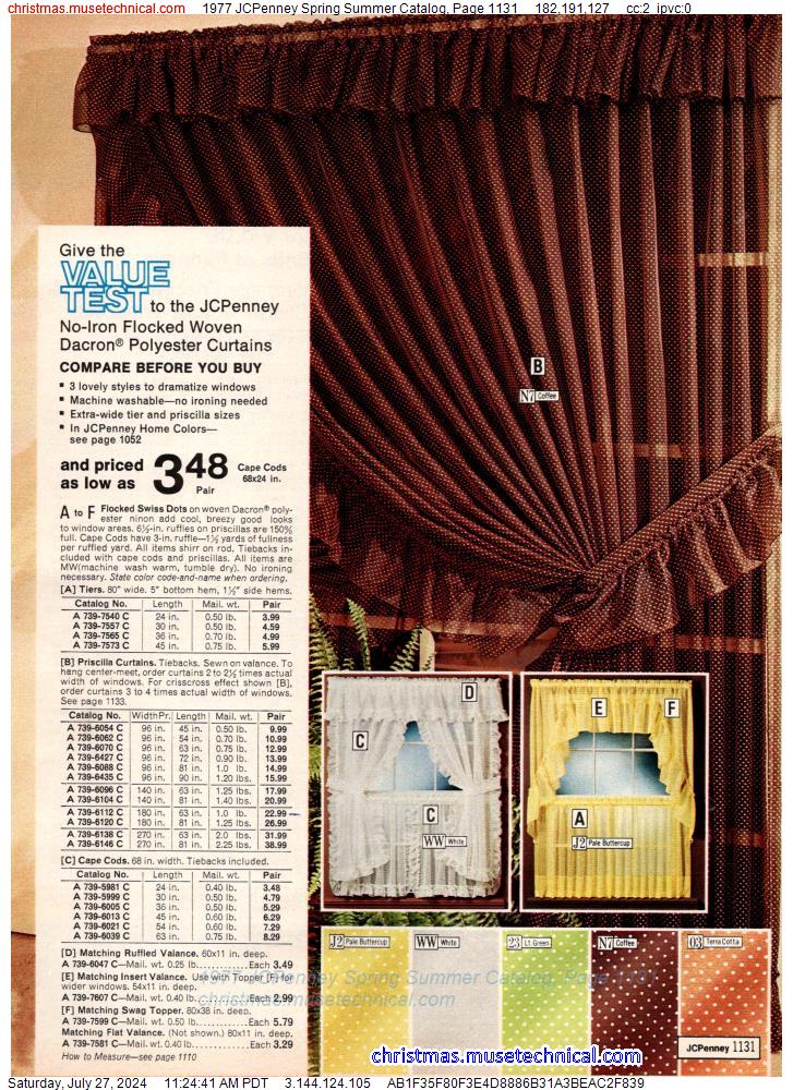 1977 JCPenney Spring Summer Catalog, Page 1131
