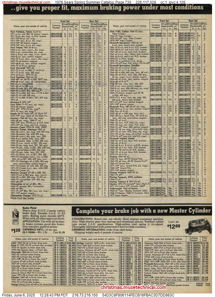 1976 Sears Spring Summer Catalog, Page 735