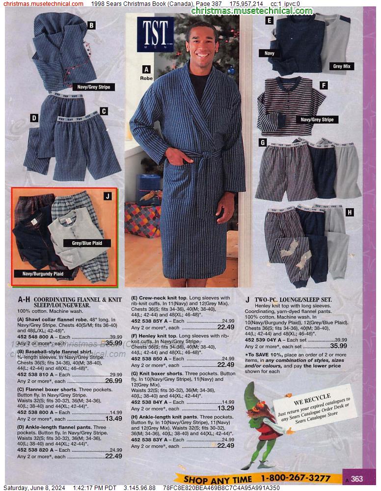 1998 Sears Christmas Book (Canada), Page 387