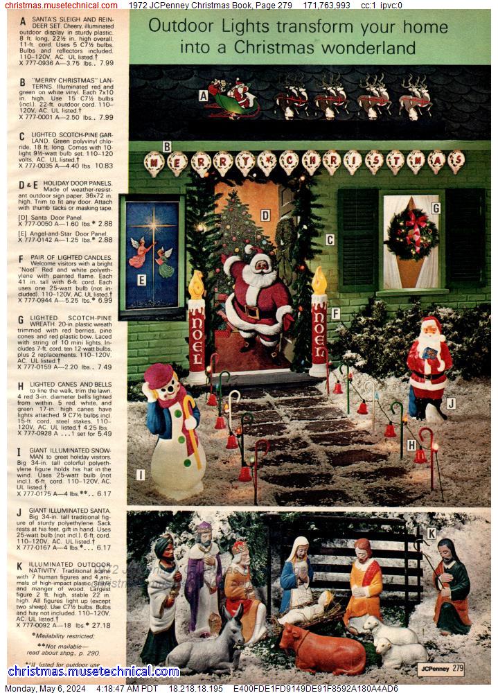 1972 JCPenney Christmas Book, Page 279