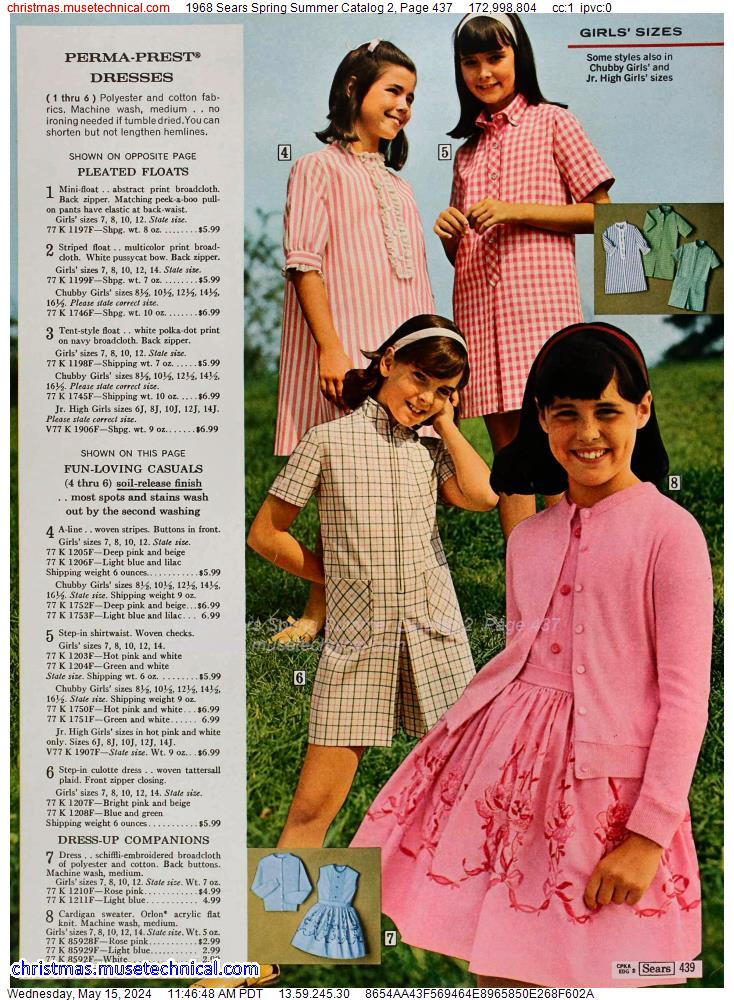 1968 Sears Spring Summer Catalog 2, Page 437