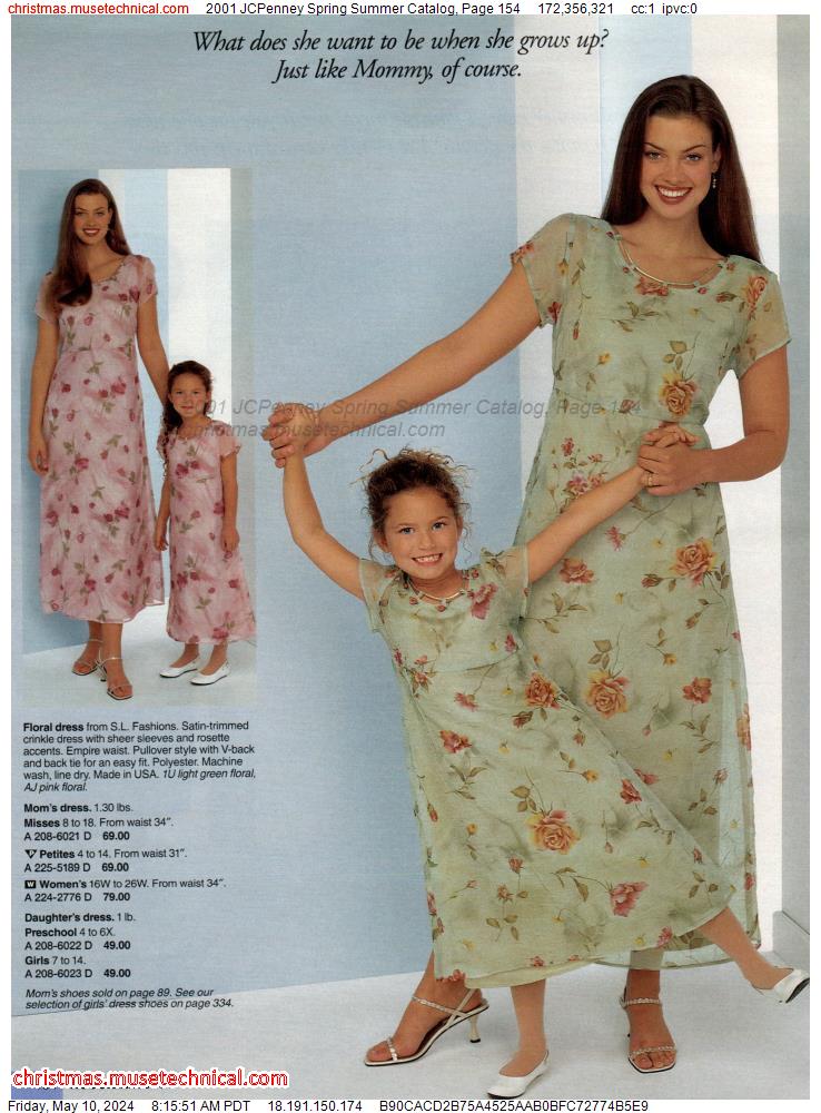 2001 JCPenney Spring Summer Catalog, Page 154