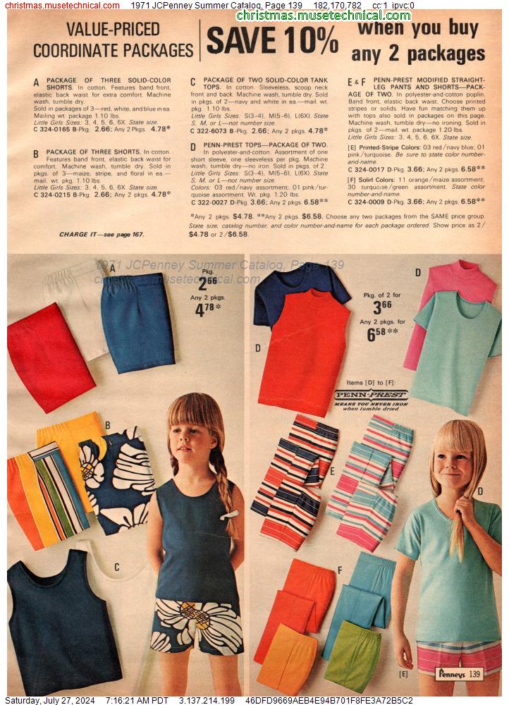 1971 JCPenney Summer Catalog, Page 139