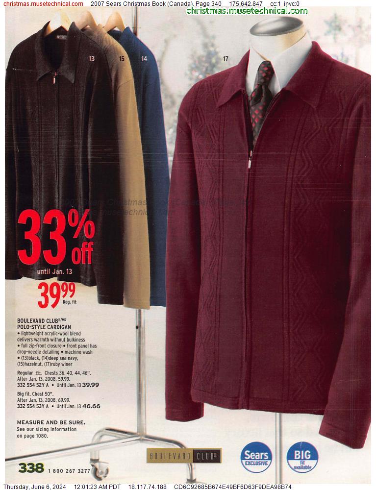2007 Sears Christmas Book (Canada), Page 340