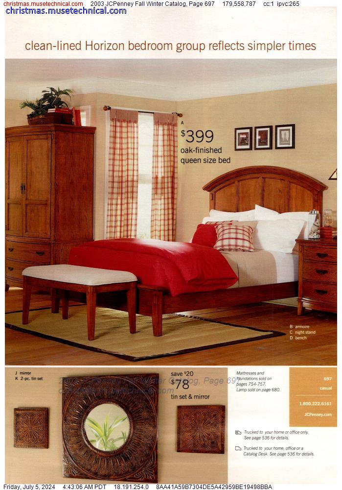 2003 JCPenney Fall Winter Catalog, Page 697
