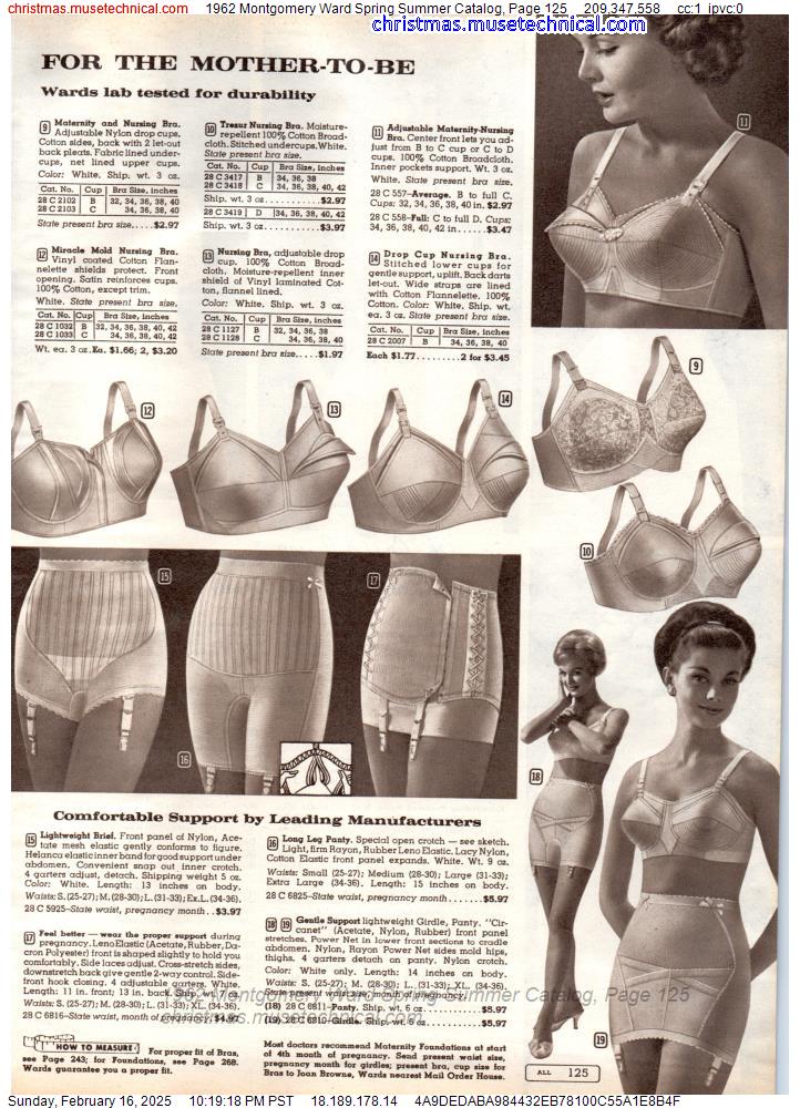 1962 Montgomery Ward Spring Summer Catalog, Page 125