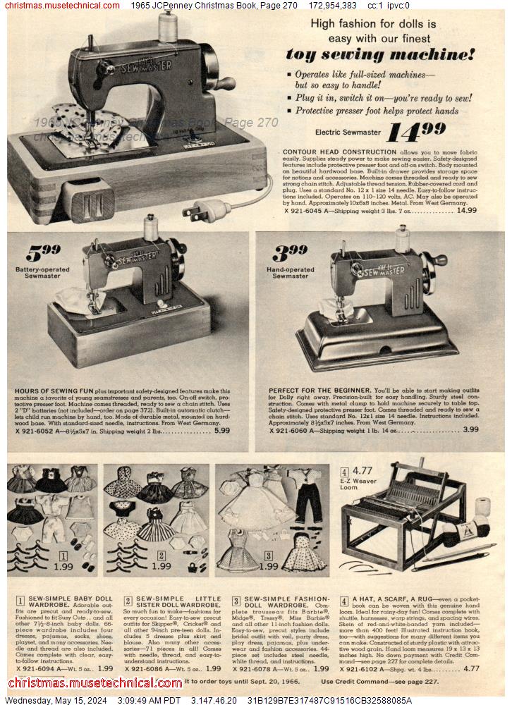 1965 JCPenney Christmas Book, Page 270