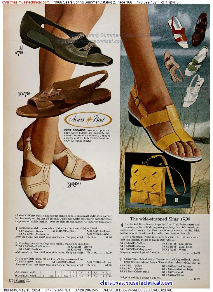 1968 Sears Spring Summer Catalog 2, Page 168
