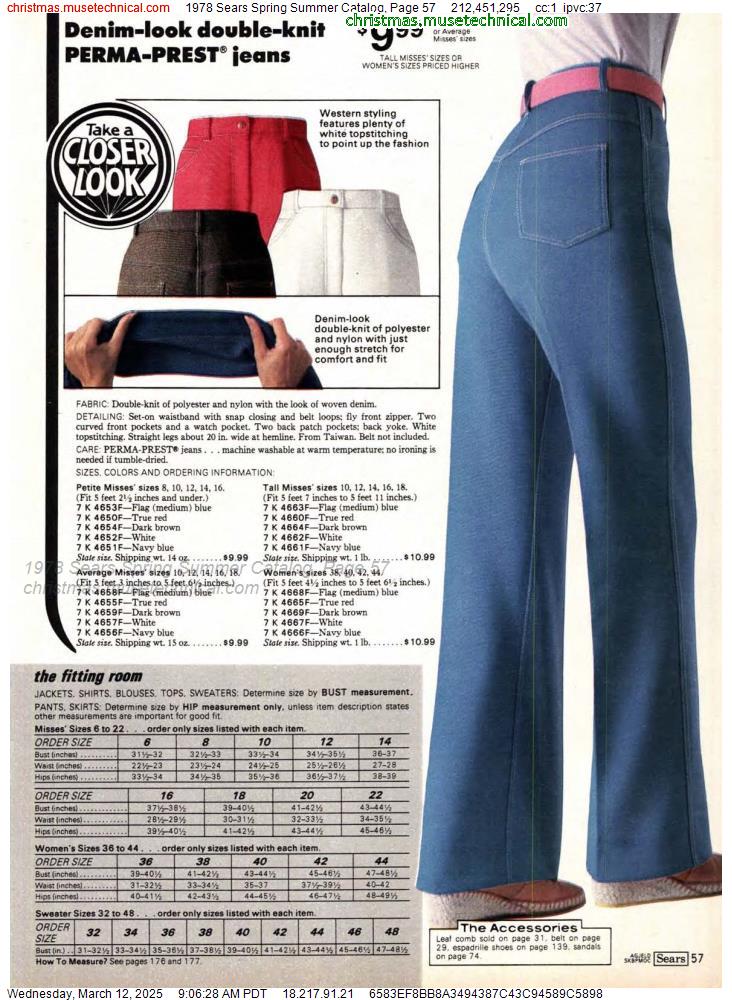 1978 Sears Spring Summer Catalog, Page 57