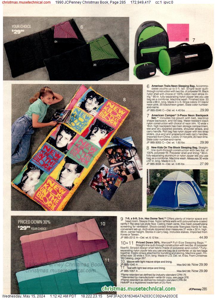 1990 JCPenney Christmas Book, Page 285