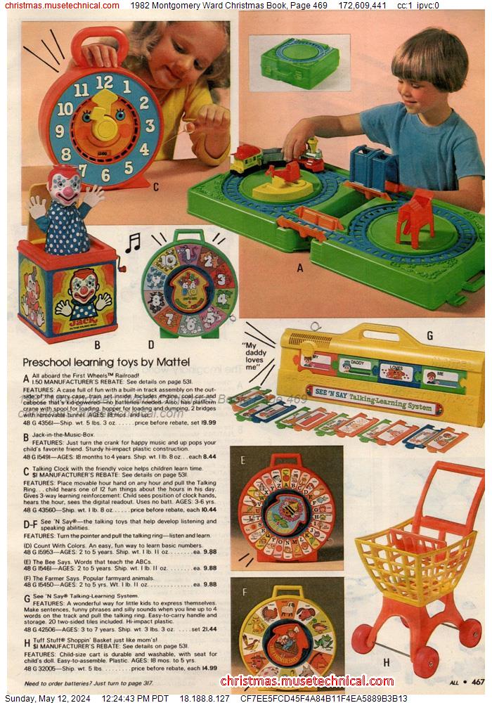 1982 Montgomery Ward Christmas Book, Page 469