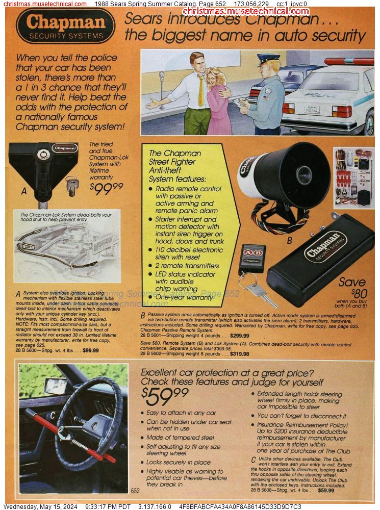 1988 Sears Spring Summer Catalog, Page 652