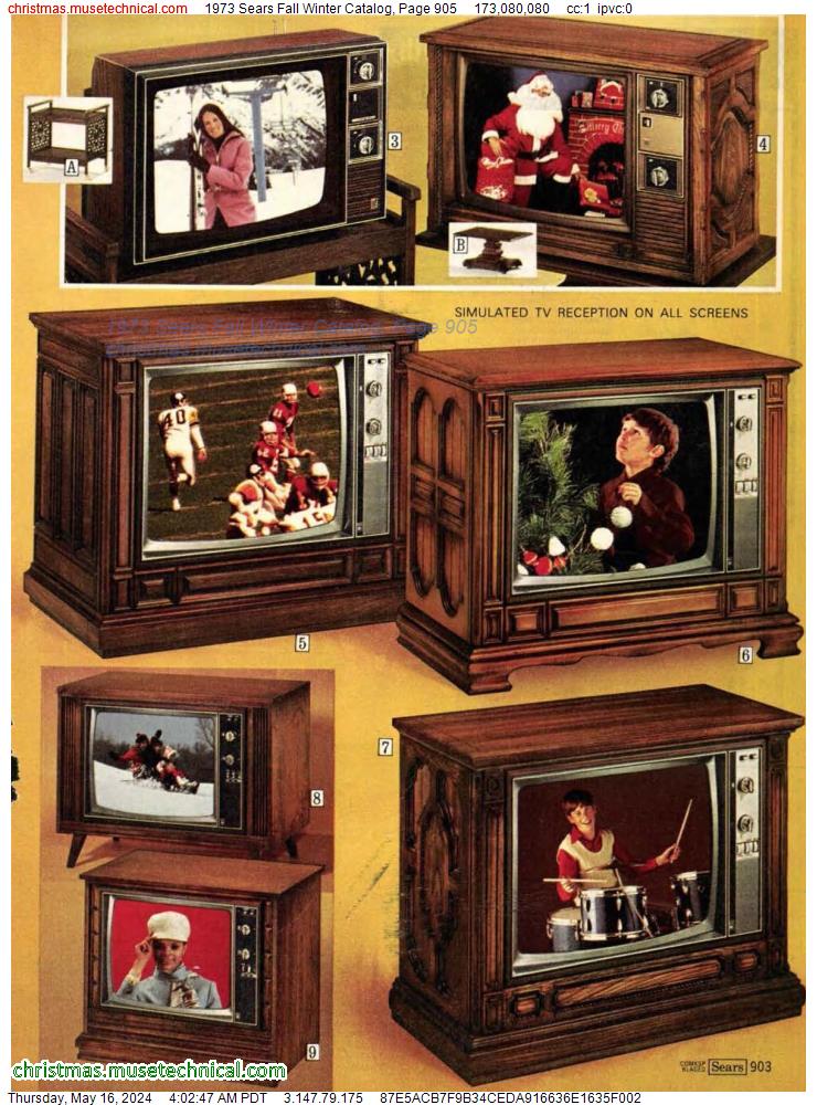 1973 Sears Fall Winter Catalog, Page 905